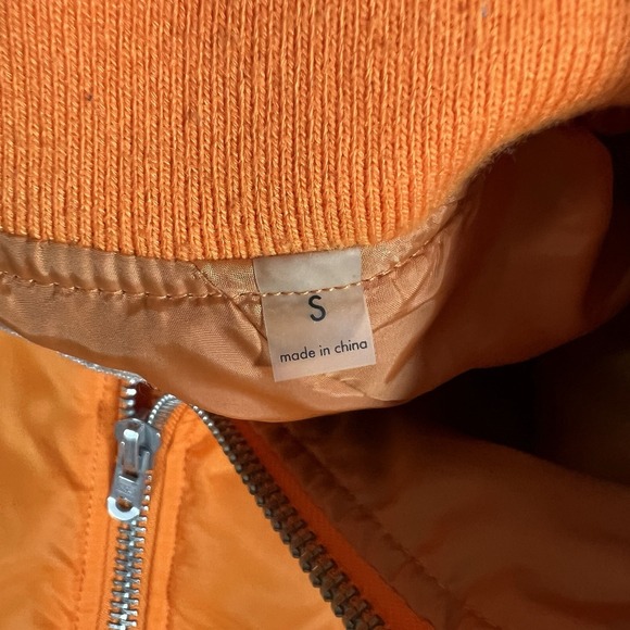Fear of God FOG Collection Two Men's Orange Bomber Jacket 2016-2017 SZ Small - Picture 5 of 7